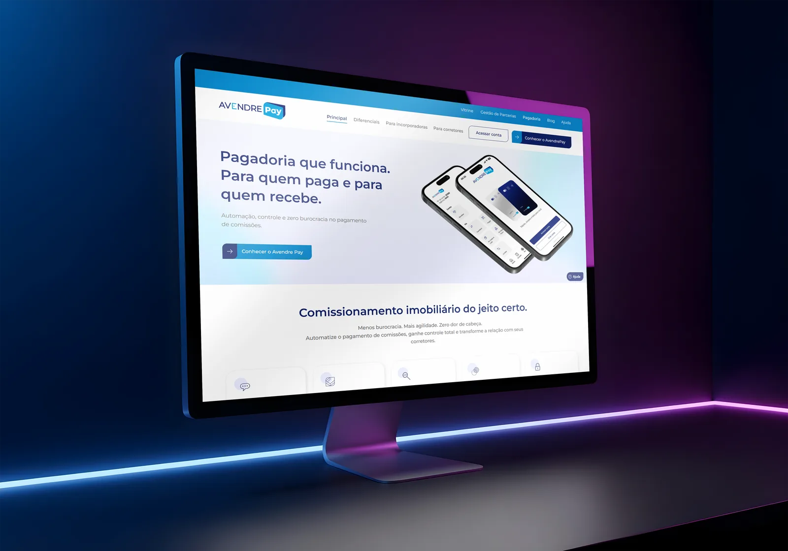 Projeto Avendre Pay (Sites)