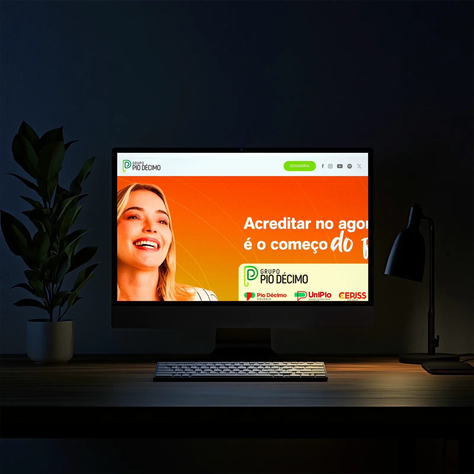 Projeto Grupo Pio X (Landing Pages)