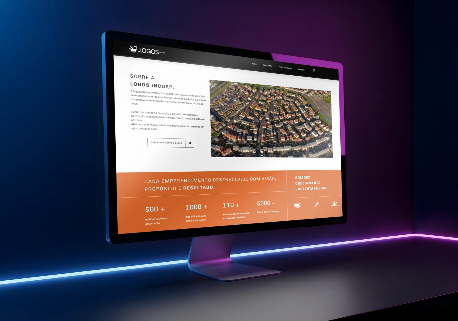 Projeto Logos Incorporadora (Sites)